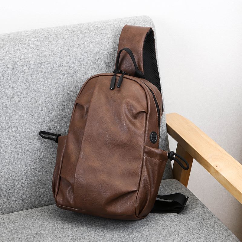 Men's Shoulder Bag, Sports Large Capacity Chest Bag, Cycling Crossbody Bag, Waterproof