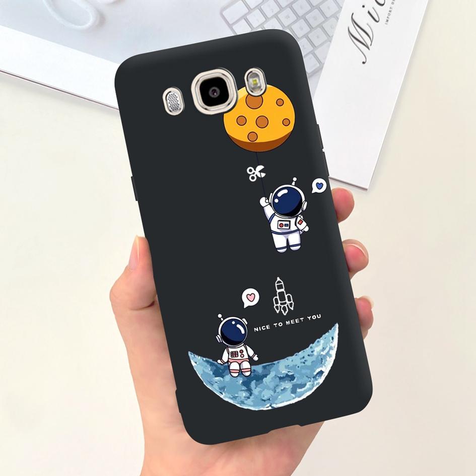 For Samsung Galaxy J7 J5 J3 2016 Case SM-J320F J510F J710F Phone Cover Cute Astronaut Silicone Bumper For Samsung J2 2016 Fundas