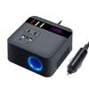 150W Car Power Inverter 12V/24VDC To 220VAC Converter with Three USB Charging Ports USB Car Outlet Adapter for Vehicle