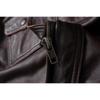 Chinese Size Casual Leather Jacket Men Real Cow Leather Retro Vintage Leather Jackets Mens Jackets