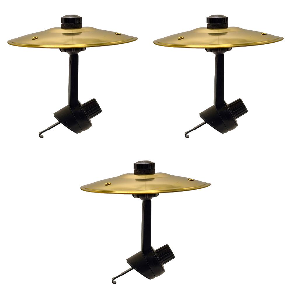 Car Crash Cymbal Air Vent Mini Drum Easy Clip-On Mini Cymbal Suitable for All Types of Vehicles Decor for Music Lovers Car Vent