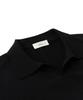 VERNO 26Ssll Open Collar Knit Black