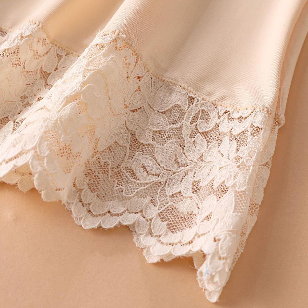 Spitzenblumen-Damenkleid Unterrock Slips Unterwäsche Einfarbige Halbslips Kleiderunterkleid Blendschutz Sicherheitsrock Unterrock