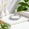 Drop Shipping Beautiful Genuine 925 Sterling Silver Adjustable Rings For Women Shiny AAA Grade Crystal Opening Finger Rings