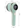 Electric Lint Remover Shaver with LED Digital Display Sweater Couch Fabric Pill Shaver for Sweater Couch Clothes