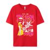 Unisex T Shirt Colorful Scar Cotton Fabric Casual Tops Shirts Cheap T Shirt Street Casual Unisex Clothing Hot Sale