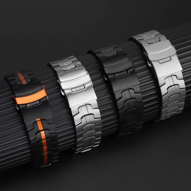 Luxury Luxury Titanium Metal Band for Samsung Galaxy Watch7 Ultra Smartwatch 47MM Dial No Gaps Quick Fit Watch Chian Strap