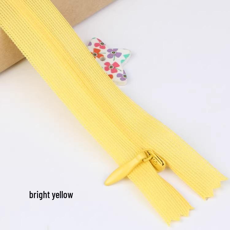 Sanli Unsichtbarer 25cm Kleid- & Kissen-Reißverschluss mit geschlossenem Ende