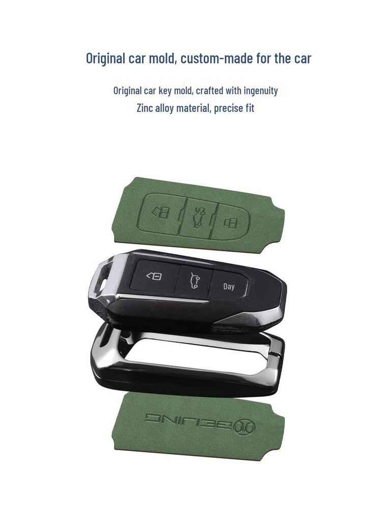 Beijing BJ 1.5T Luxury Car Key Cover: Anti-Lost High-End Lock Shell & Key Chain