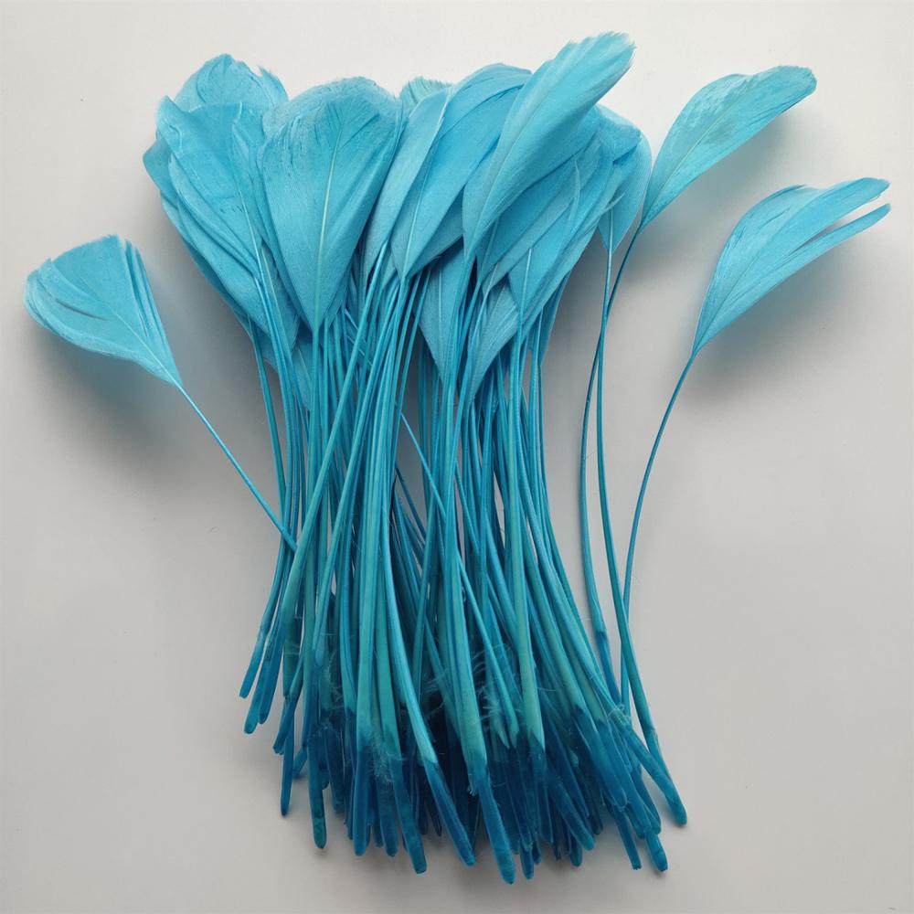 13 Farben Natürliche Gänsefedern 10 Stück 12-18cm/5-7 Zoll lang Weihnachtsdekoration Kleidung Schuhe Hut Accessoires