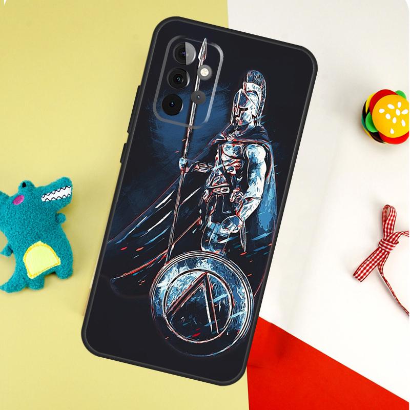 Spartan For Samsung Galaxy A05 A06 A16 A54 A34 A14 A55 A35 A15 A53 A33 A13 A22 A32 A52 Phone Case