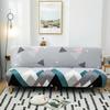 Fashion Geometric Sofa Cover Folding Sofa Bed Armless All-inclusive Anti-dust lipcover Stretch Elastic Cover Furniture Protector
