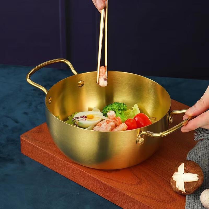 Stainless Steel Double Handle Noodle Pot
