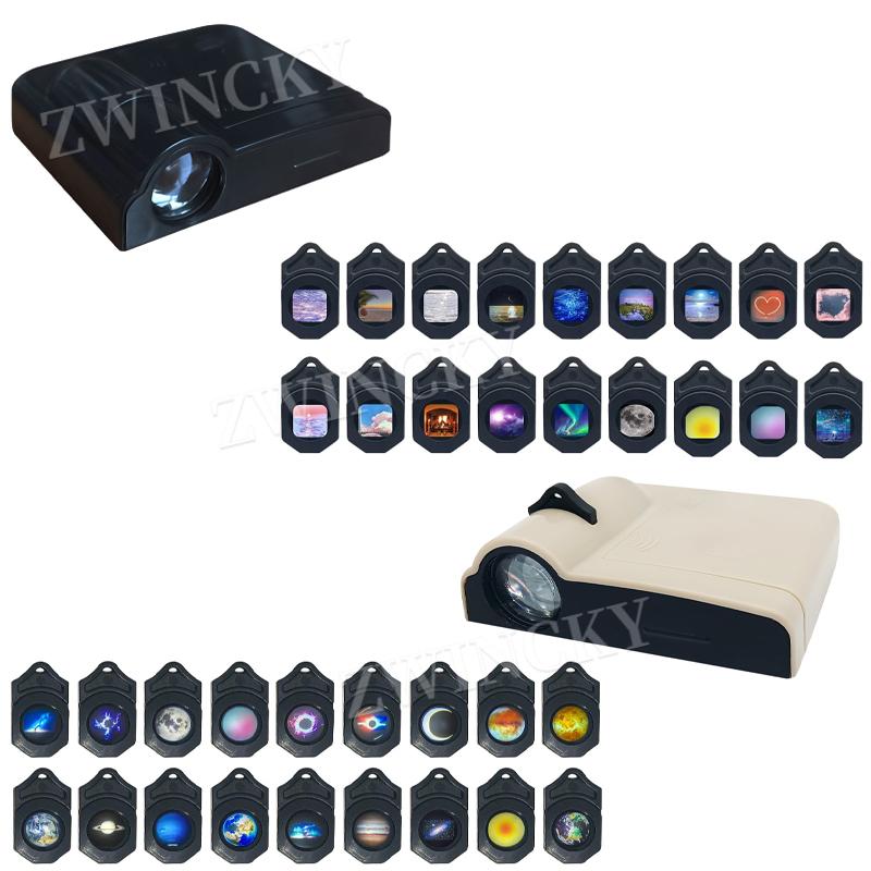 Projection Lamp Sheets Decoration Indoor Projector Light Pictures Reusable Holiday Party Lighting Decorative Replacement