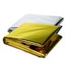 Portable Windproof Thermal Blanket: Emergency Earthquake, Cold Protection, Gold/Silver PET Survival Blanket