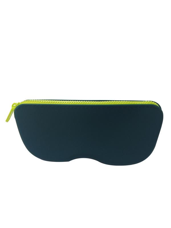 

Силиконовая сумка для очков на молнии для хранения водонепроницаемых сумок, экологически чистых и безвредных мелких предметов для хранения пылезащитных футляров для очков