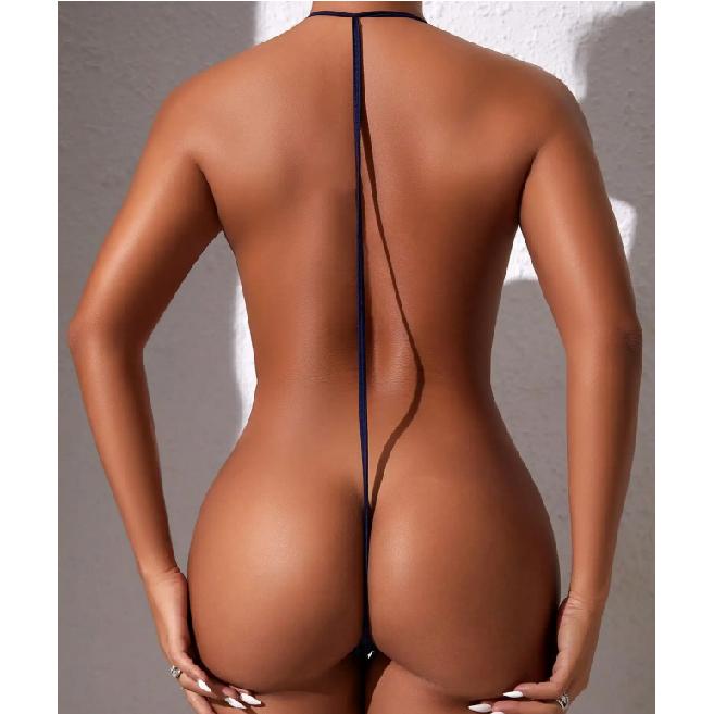 New cross-border sexy lingerie swimsuit for women one-piece with three-point hollow back bodysuitGood product