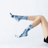 Neue Herbst- und Winterserie mit Batik-Ahornblatt-Motiv, Yoga-Socken, Verdickt, Anti-Rutsch, Fitness-Boden-Socken