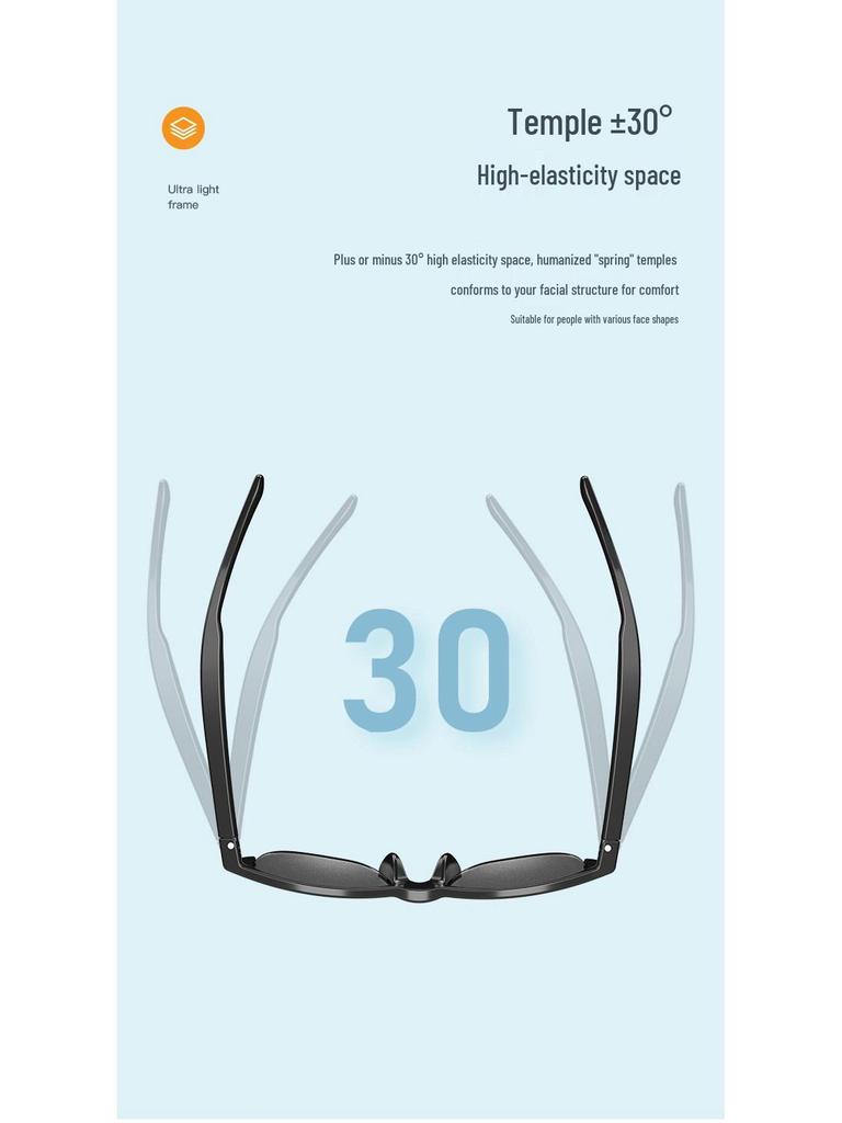 F06 Bluetooth Sunglasses with Headphones - Lightweight, Pure Sound, Shading, Sports & Leisure.