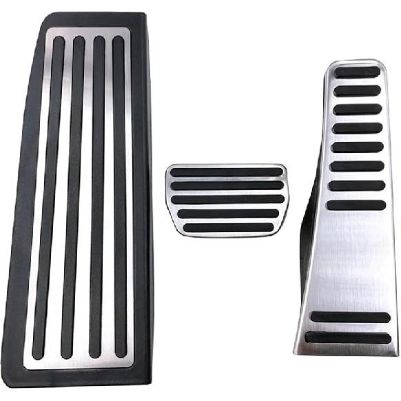 Autopedale Passend für Volvo XC60 XC90 S90 V90 2015-2021 2022 2023 2024 Edelstahl Auto Fußstütze Pedal Gas Bremspedale Abdeckungen Polster Auto Bremse