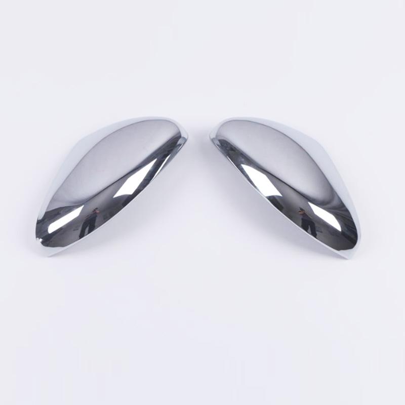For ALL NEW Honda CITY - car Chrome silver Rearview mirror cover trim, black carbon fibre Side Mirror Covers Chrome silver