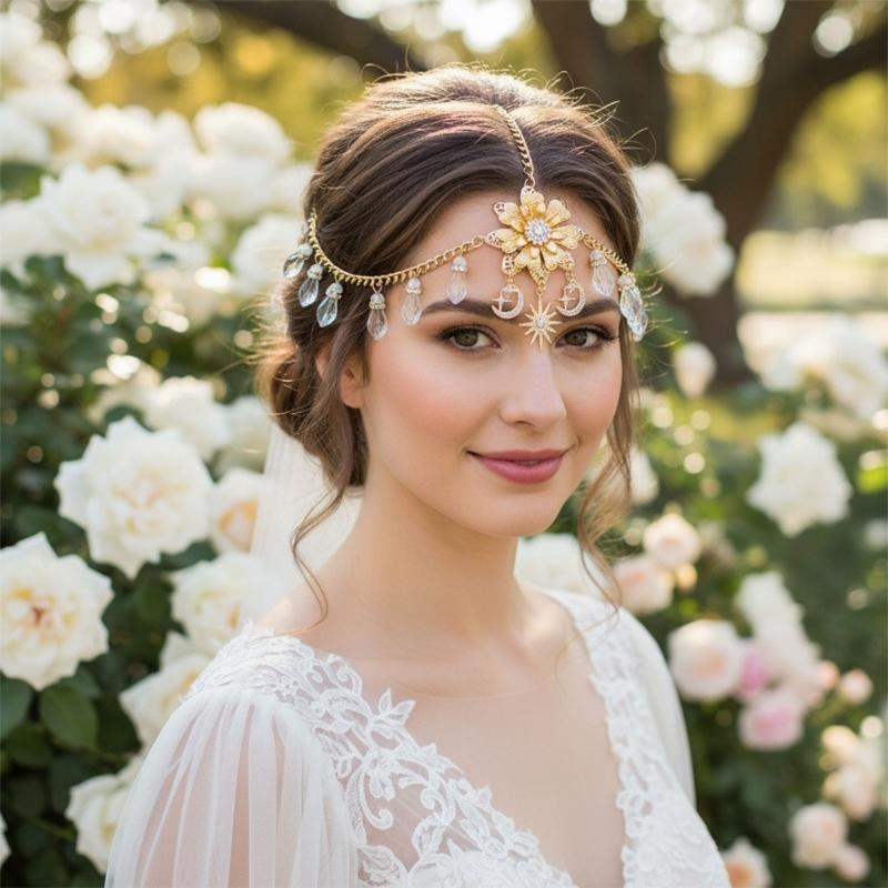 DIY Baroque Bridal Hair Accessories Craft Kit For Weddings Plastic Resin Material Pack Lightweight Multi Event Use