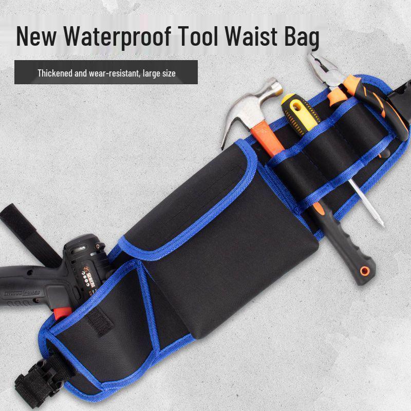 Geantă de scule durabilă, mică, multifuncțională pentru electricieni, pentru depozitarea feroneriei pentru bărbați