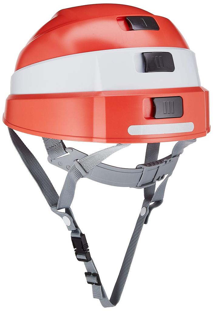 IZANO Foldable Emergency Line Helmet, Orange/White
