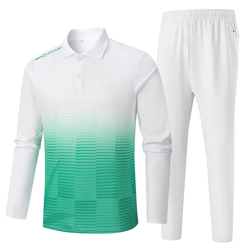 Unisex Spring/Autumn Long-Sleeve Sports Suit: Chinese Team Training Wear & Martial Arts Coach Uniform with Stand-up Collar