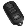 2pcs Black ABS 3+1 Buttons Remote Key Fob Shell Case Fit for Toyota 4Runner 2002-2009