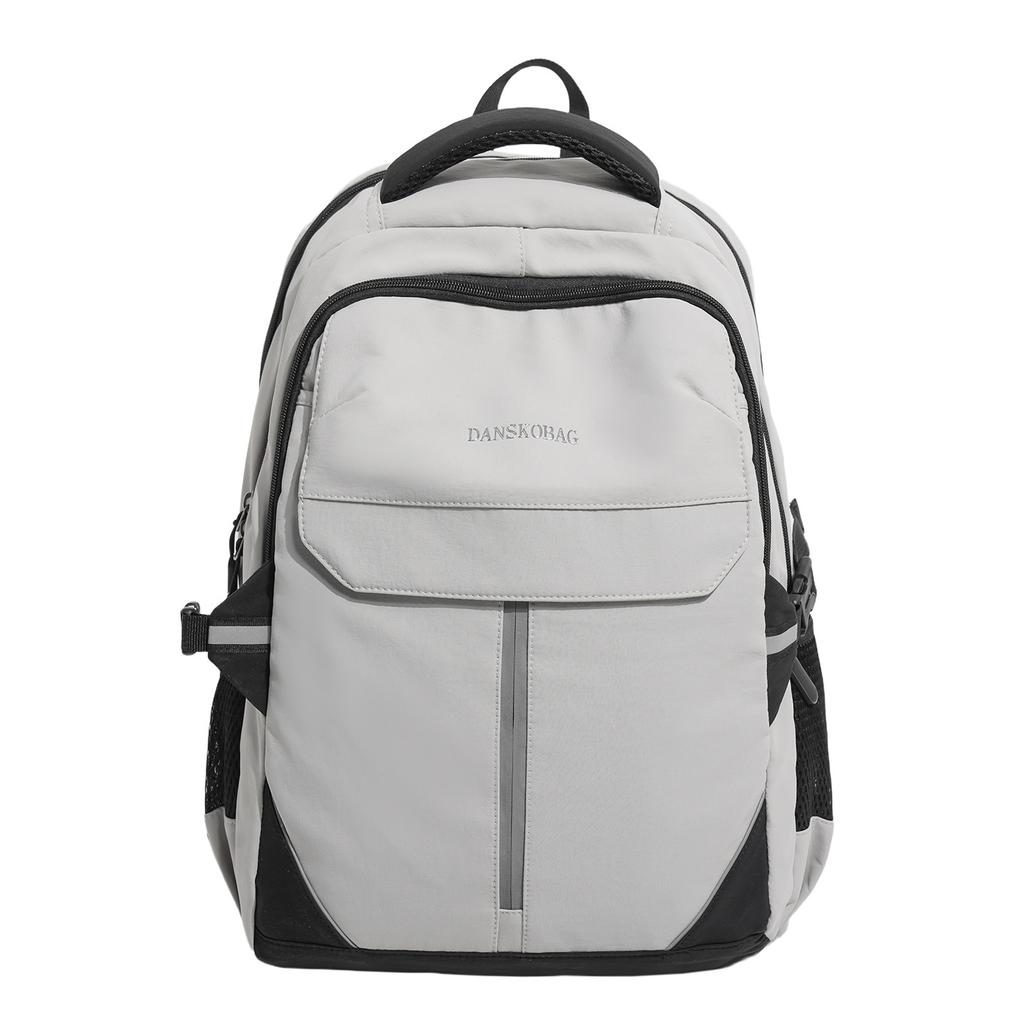 Schoolbag New 1011 Backpack Men's Korean Edition Large Capacity Junior High School Student School Bag Simple Commuter Computer Bag