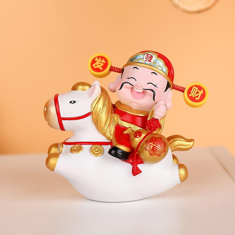 Year of The Horse 2026 Horse Year Figurines Resin Horse Statue  Office Decoration