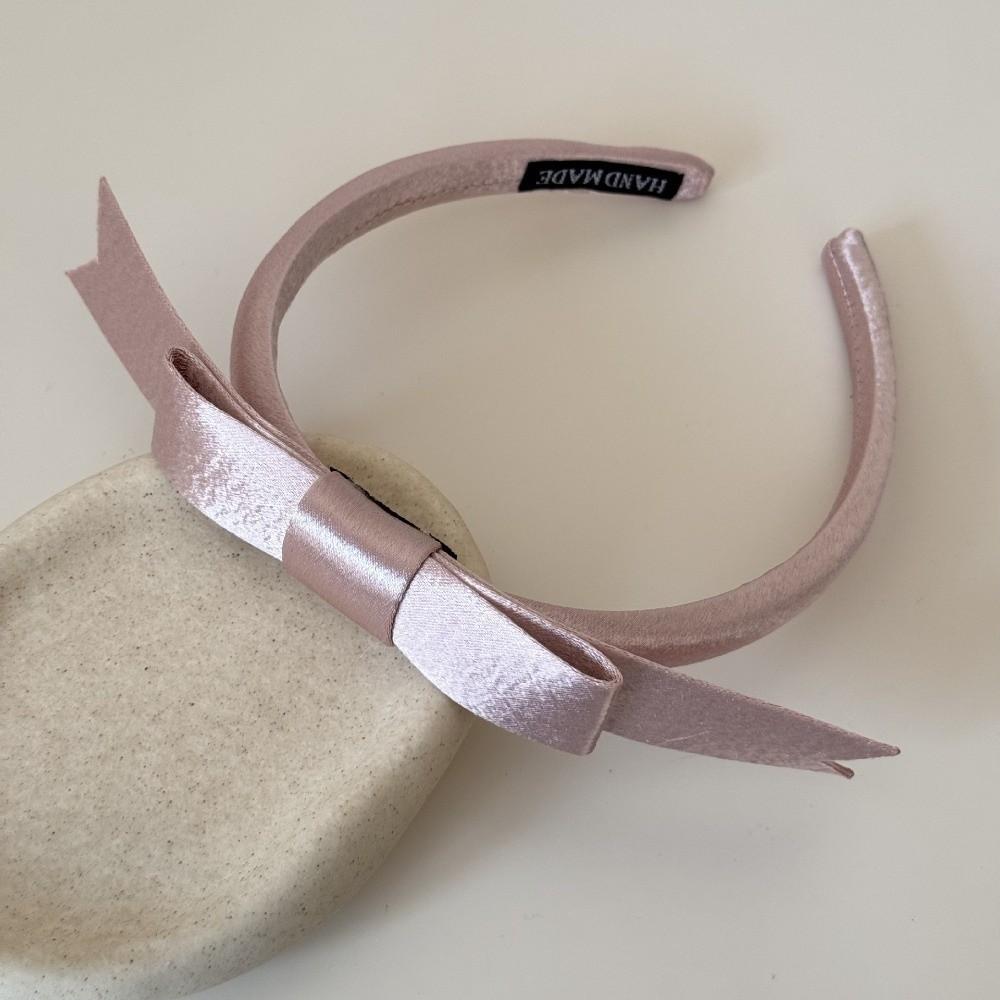 Thin Balletcore Hair Band Satin Women Hairband Elegant Bow Headband  Girl/Women