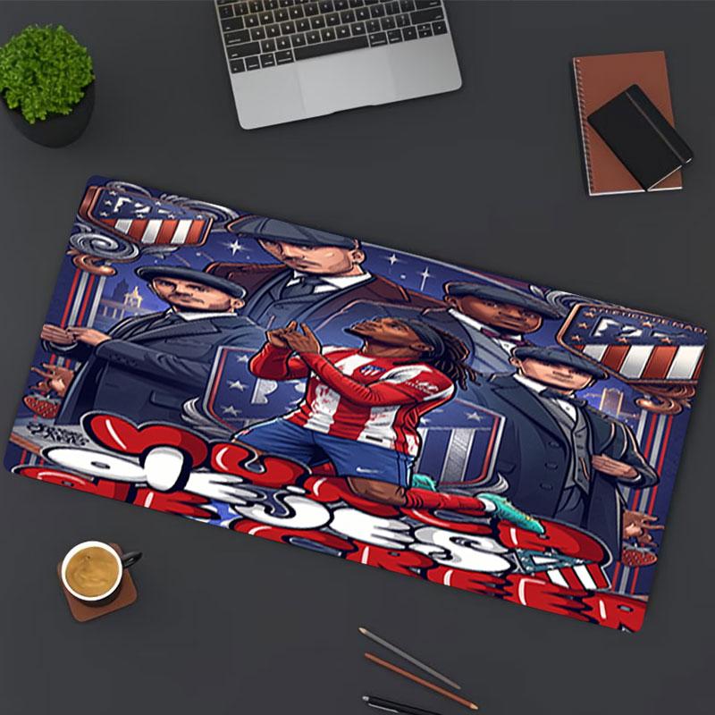 Atletico de Madrid Print Mouse Pad, for Keyboard Pad Laptop PC Mat for Office Home Use, Desk Decor, Perfect Birthday Gift for Gamers