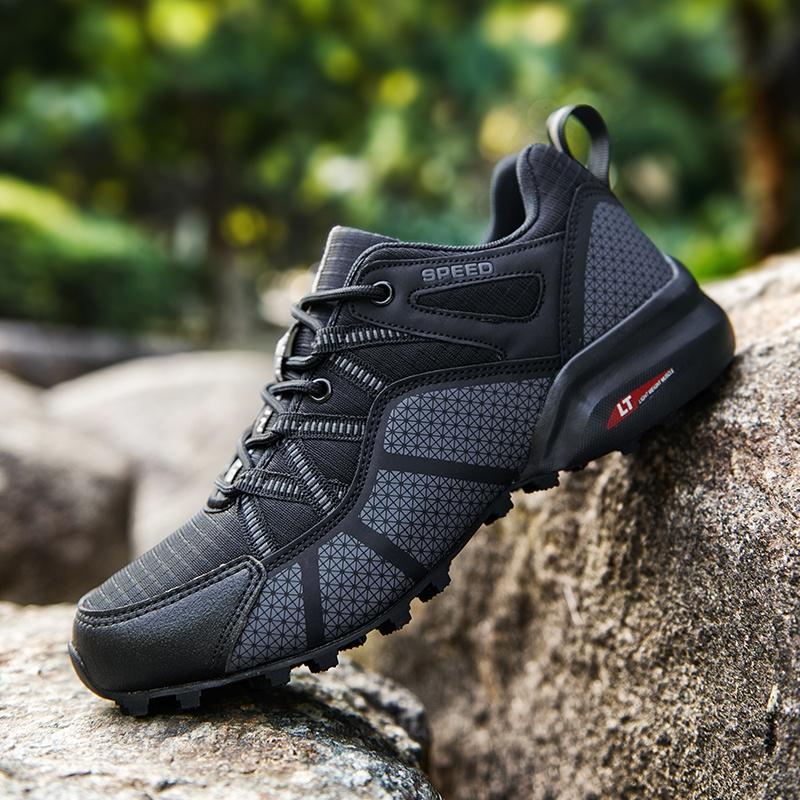 Scarpe da Ciclismo Scarpe da Uomo Scarpe Sportive da Bicicletta Senza Attacco Outdoor Montagna Fuoristrada Leggere Antiscivolo Resistenti all'Usura Scarpe39-47