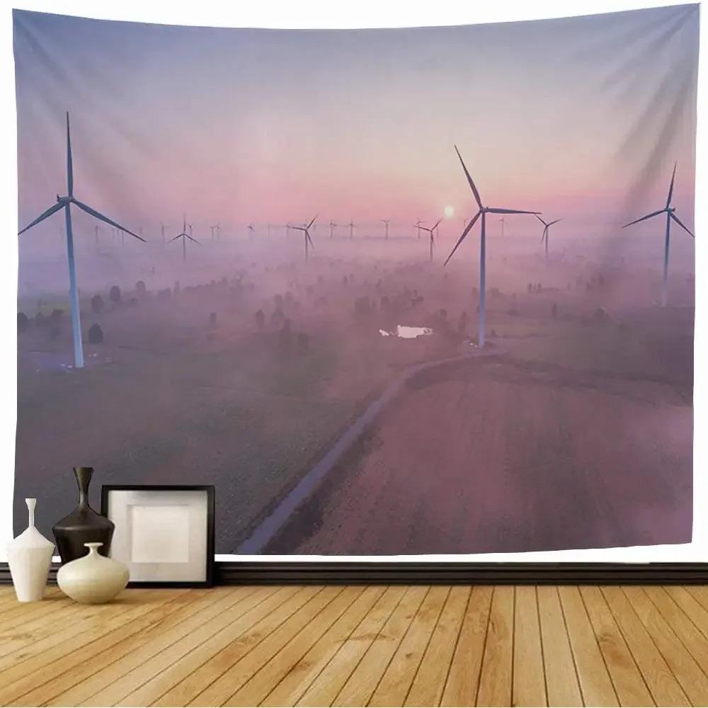 Гобелен с изображением ветряной турбины — фото 4