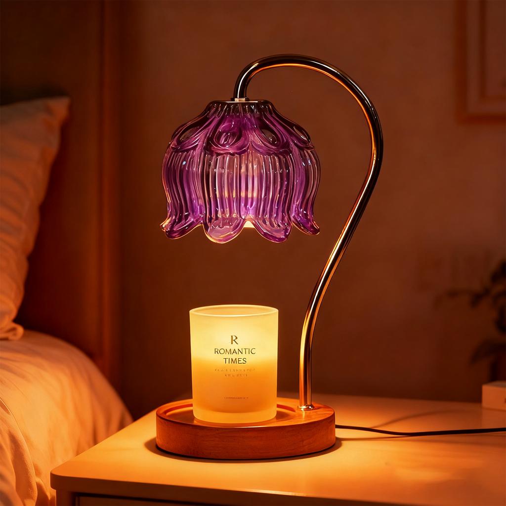 Lampă Romanticaromatherapy pentru Topit Ceară Lampă pentru Topit Lumânări Dormitor Lampă pentru Topit Ceară Poate Fi Temporizată Dimare Lampă Aromaterapie Parfum Cadou de Ziua de Naștere