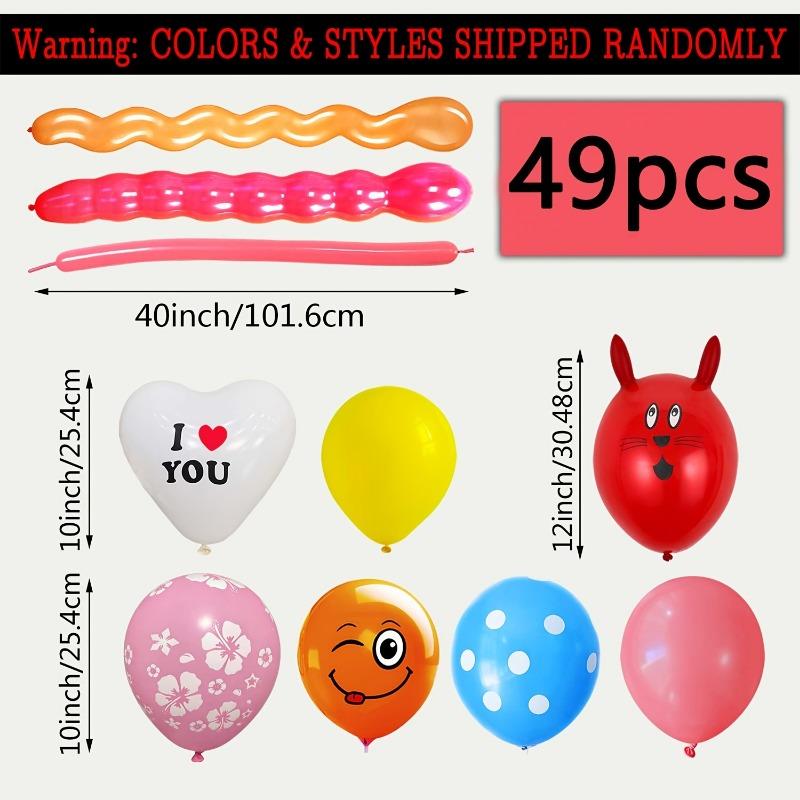 Colorful Assorted Balloons for Party Decoration