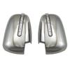 1 Pair Car Rearview Mirror Cover Door Mirror Cover With LED ABS For Mitsubishi L200 Triton 2016-