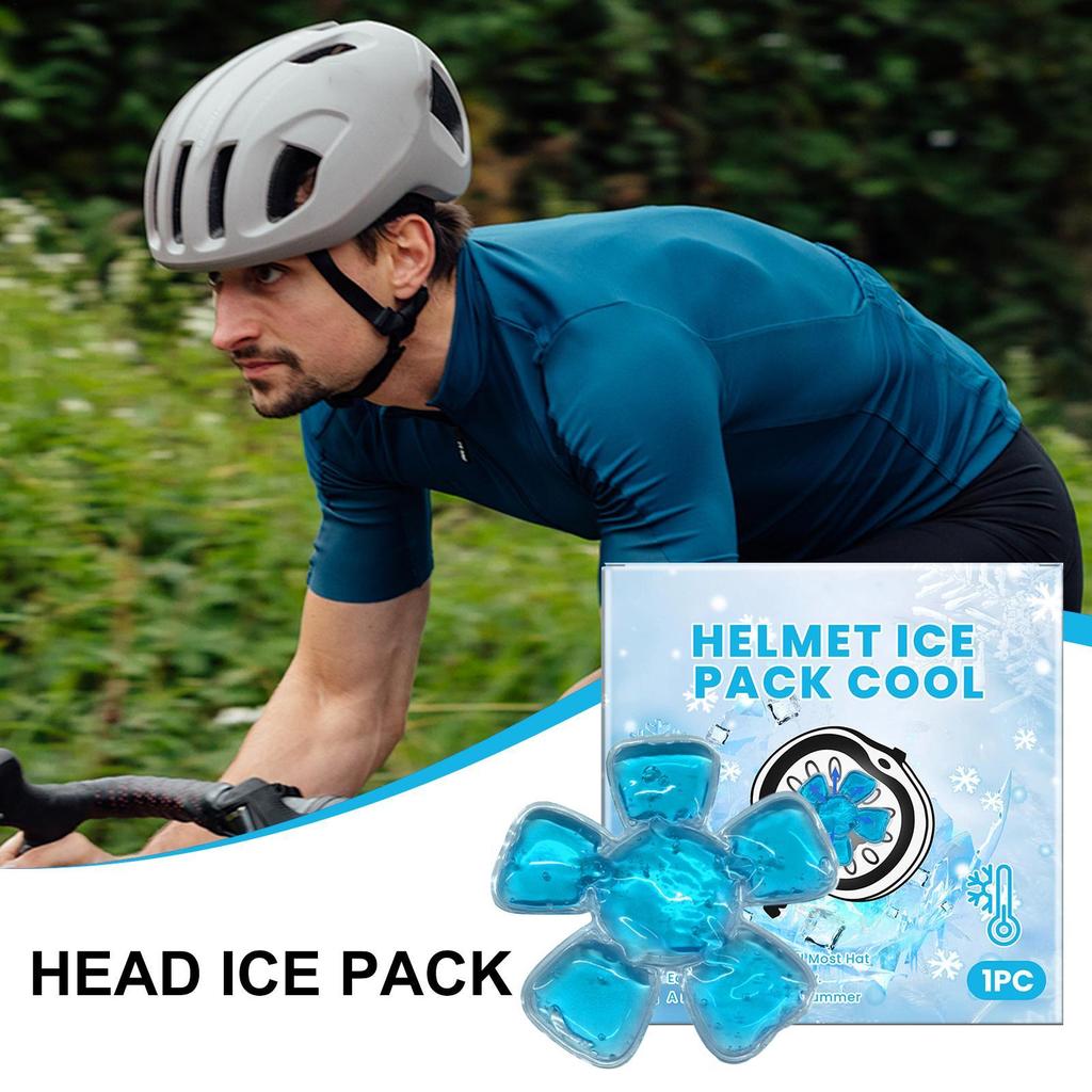 Hat Ice Pack Gel Cooling Bag Mat Hat Accessories Suitable For Helmet Hats Reusable Ice Pad Suitable For Outdoor Sports Hiking