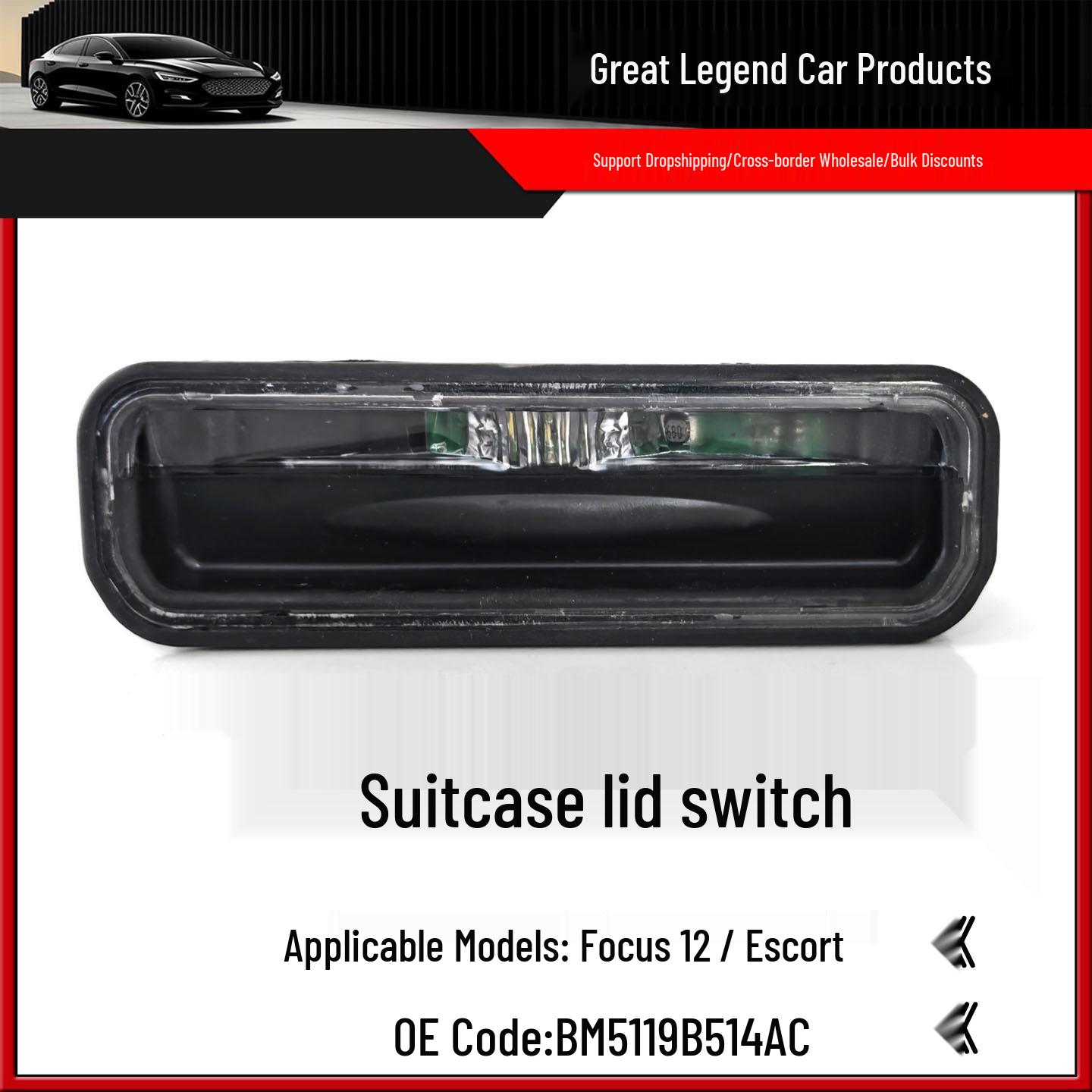 

12 Focus MK3 Trunk Boot Switch BM51-19B514-AC/B514-AE Neutral