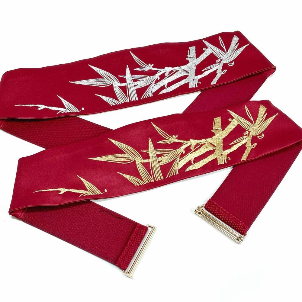 Adjustable Hanfu Decoration Belt Retro Bamboo Embroidered Belt Dress Corset Decoration