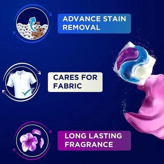 Surf Excel Matic 3 em 1 Smart Shots Para Máquinas de Carregamento Frontal, 728g 28 unid