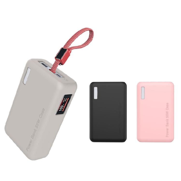 Open Port Silicone Powerbank Cover for 20000Mah 55W PB545 Powerbank, Fitted Case for Daily Carry Use Protectors