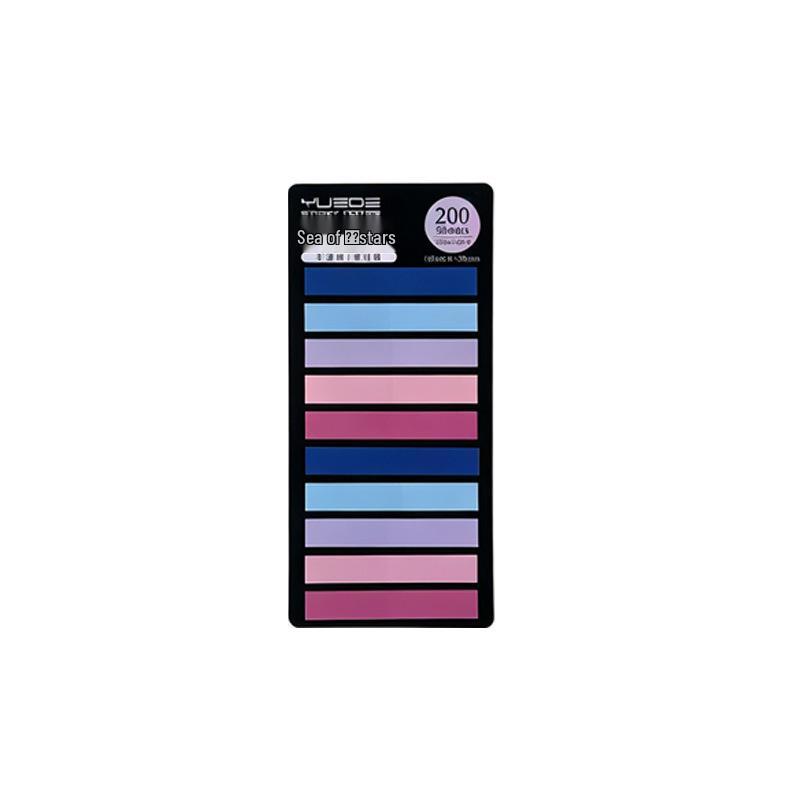 Writable Waterproof Sticky Note Strips – Reusable Plastic Index Labels for Planners
