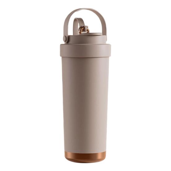 750ml Stainless Steel Thermal Cup Double Wall Vacuum Insulated Mug with Leak-Proof Lid Three-in-One Spout Design Coffee Cup
