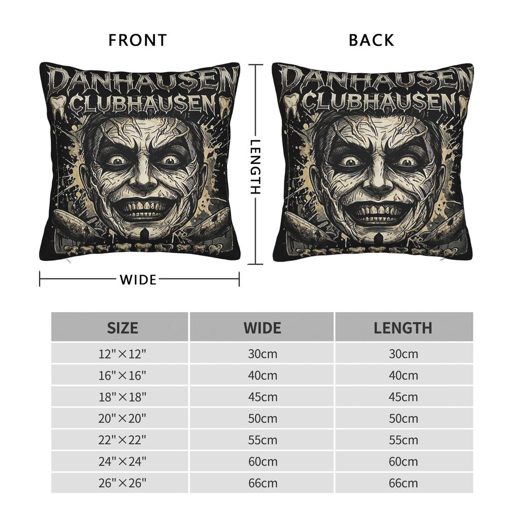 Danhausen Clubhausen All Elite Portrait Pillow Cover Comfy Cushion Cover Kawaii Pillow Case For Sofa Home Decor