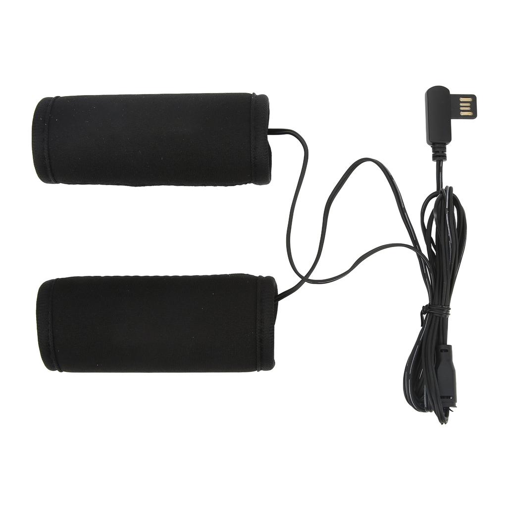 Motocyklový USB vyhřívaný návlek na rukojeť 5V 15W Vyhřívané rukojeti 3stupňové ovládání pro průměr řídítek 22–32 mm ATV