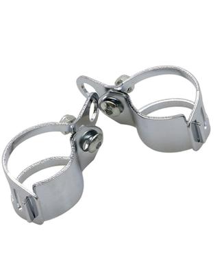 Marosam Motorcycle American Bullet Turn Signal Harley (Bracket, Silver)