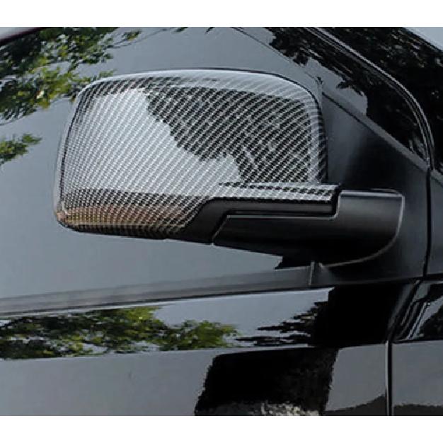 Side Rearview Mirror Lid Cover Trim For 2009- Dodge Journey 2P Carbon Fiber
